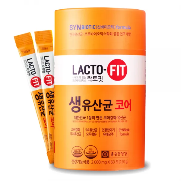 종근당 락토핏 생유산균 코어 1통(2개월분) 생 유산균, 120g, 1개