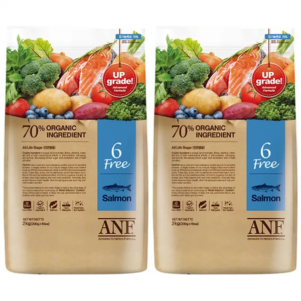 Anf유기농6free연어_2kgx2 2kg 2개