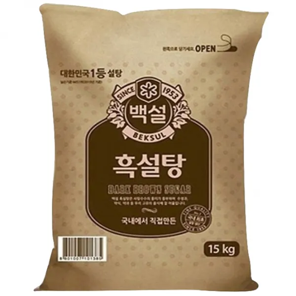백설 흑설탕 설탕>>갈색설탕/흑설탕, 단품, 1개
