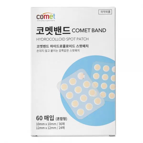 코멧 하이드로콜로이드 스팟패치 혼합형, 60매입, 1개