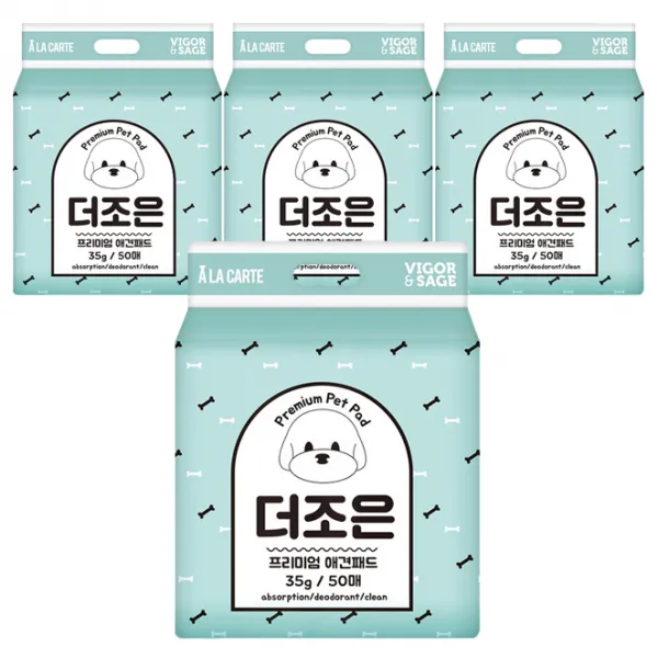 더조은 반려견 배변패드 35 G 50매 4개