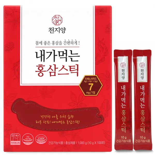 천지양 내가먹는 홍삼스틱, 10g, 100개입