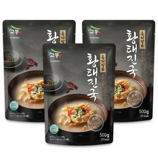 하우촌 즉석 황태진국, 500g, 3개입