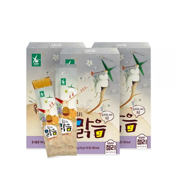 로지오가닉 목소리도맑음 스틱형 젤리, 배 + 도라지 혼합맛, 30개