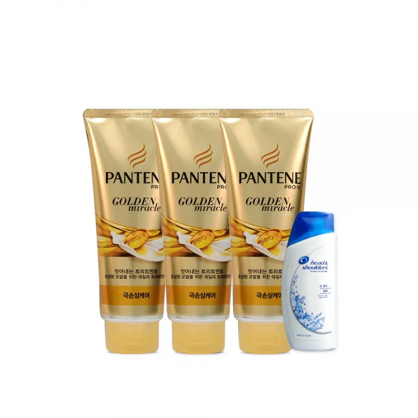 팬틴 극손상케어 트리트먼트 세트 220ml 3p + 90ml 1세트