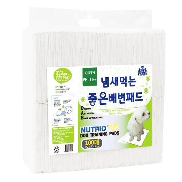 뉴트리오 냄새먹는 좋은 배변패드 53 x 43 cm 레몬향 100매, 1개