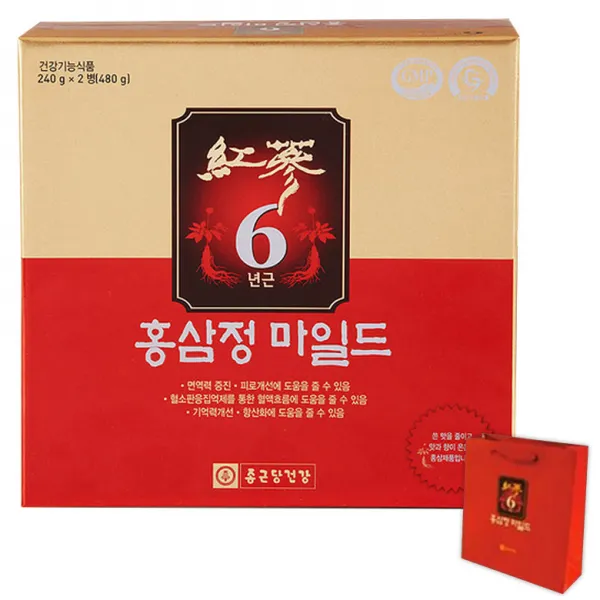 종근당건강 6년근 홍삼정 마일드, 240g, 2병