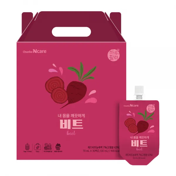 천호엔케어 내 몸을 깨끗하게 비트즙 70ml 30개입