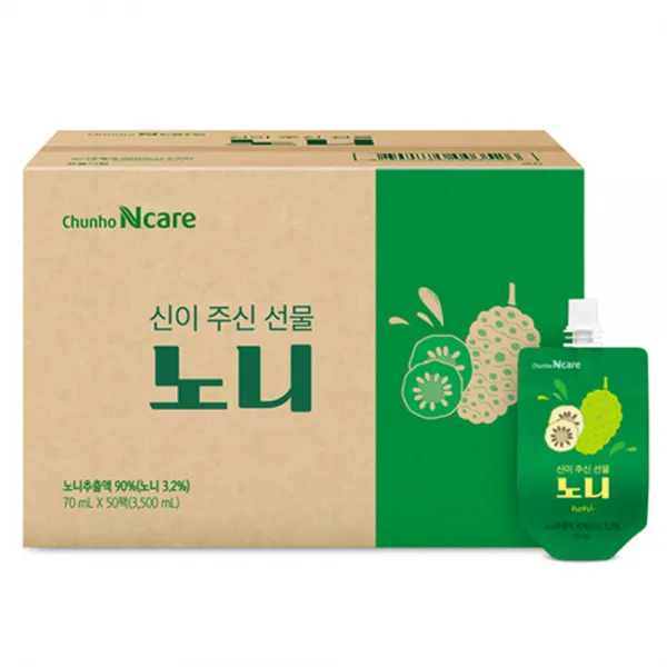 천호엔케어 노니 액상차, 70ml, 50팩