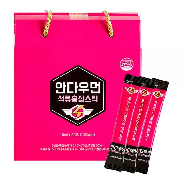 안다우먼 석류홍삼스틱, 10ml, 30개입