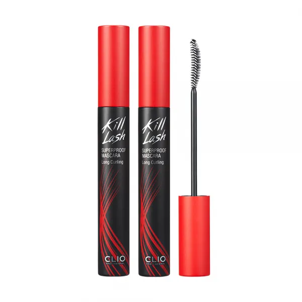 클리오 킬 래쉬 수퍼프루프 마스카라 7g, 01롱컬링, 2개입