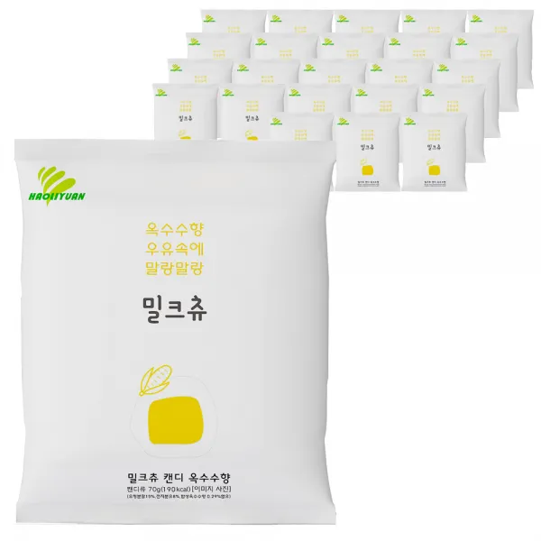 더스윗 밀크츄 캔디 옥수수, 70g, 24개입