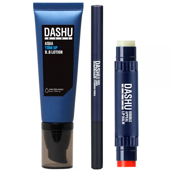 다슈 맨즈 그루밍 3종 세트 비비로션 + 아이브로우 + 립밤 1세트