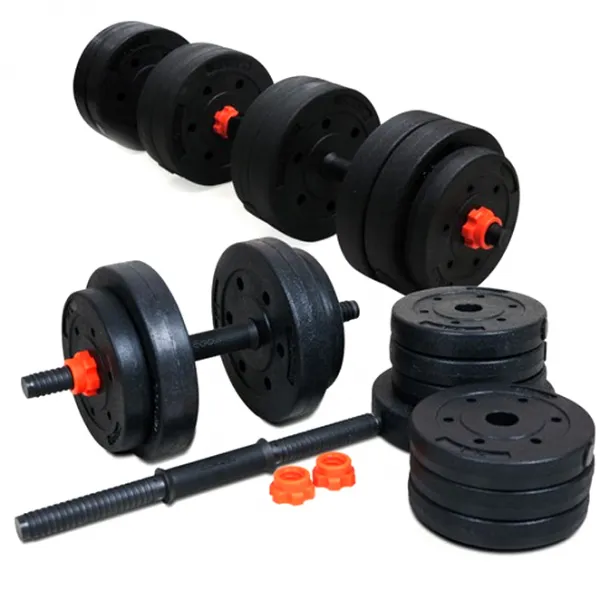 이고진 블랙 조립 아령 덤벨세트 23kg, 1세트