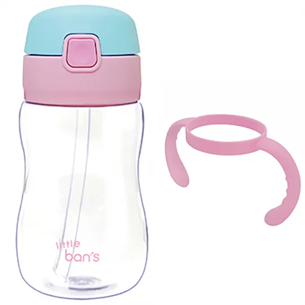 리틀 반스 트라이탄 양손잡이 빨대 물병 BTC-360, 핑크, 360ml