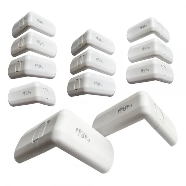 코코맘 뿌푸꼬꼬맘 직각서랍잠금장치 화이트 12개입