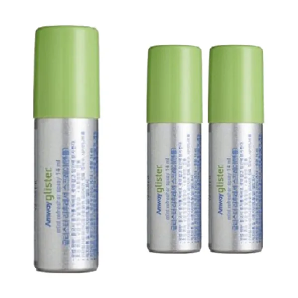 암웨이 글리스터 민트 리후레셔 구강스프레이, 14ml, 3개