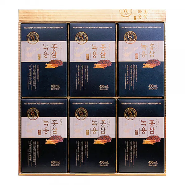 천제명홍삼 홍삼 녹용 골드 + 쇼핑백 80ml 60포
