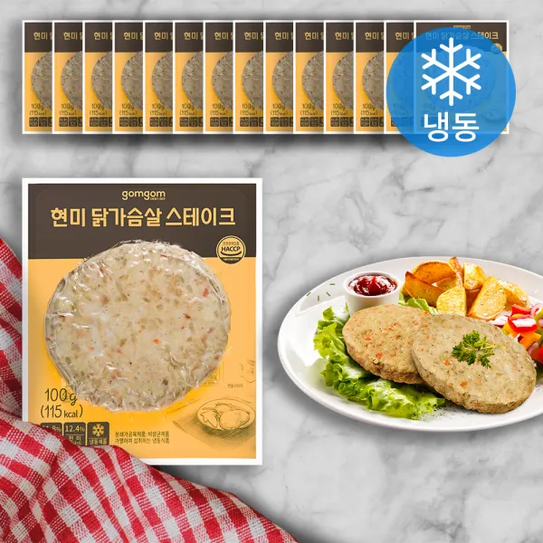 곰곰 현미 닭가슴살 100g 15개