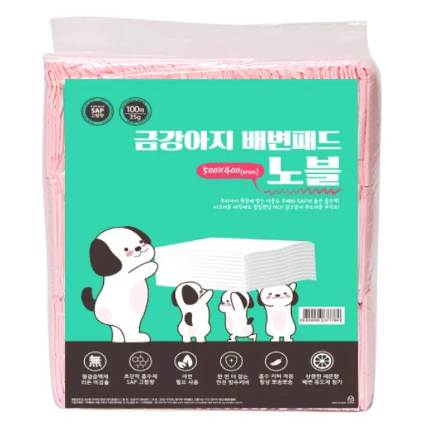 금강아지 노블 더블 배변패드 100매, 1개