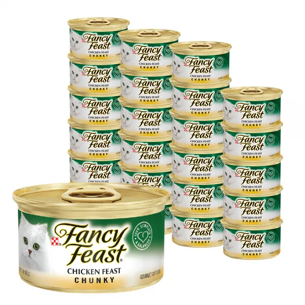 팬시피스트 청키 치킨 고양이 캔, 85g, 24개