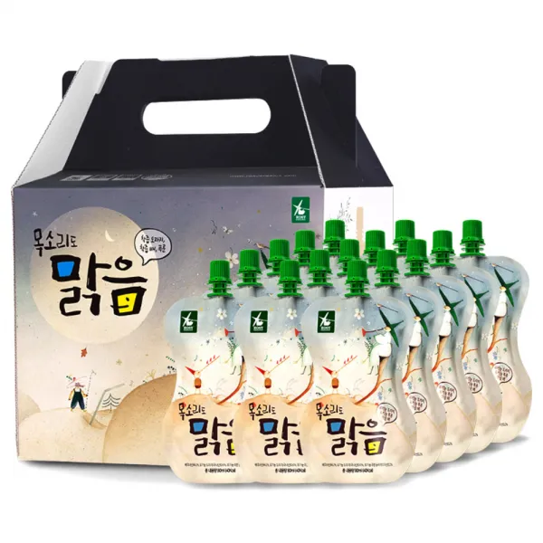 로지오가닉 목소리도 맑음 과채주스 80ml, 배 + 도라지 + 푸룬 혼합맛, 15개입