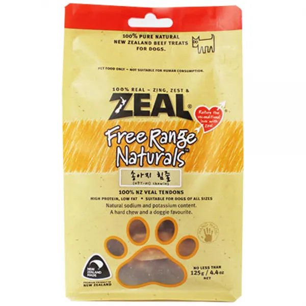Zeal 애견 수제간식 송아지힘줄 125g 1개