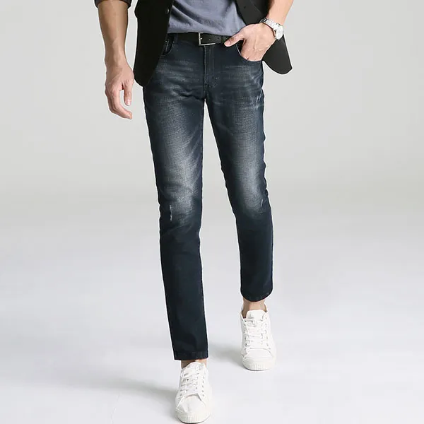 업클라스 남성용 러프 워싱 청바지 A053