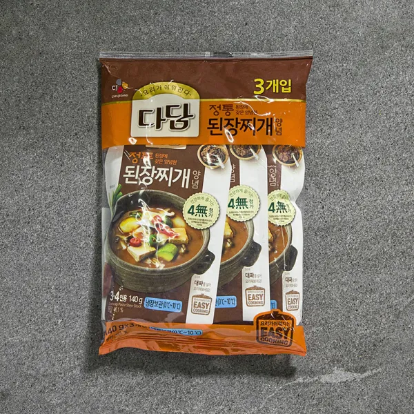 다담 정통 된장찌개 양념, 140g, 3개입