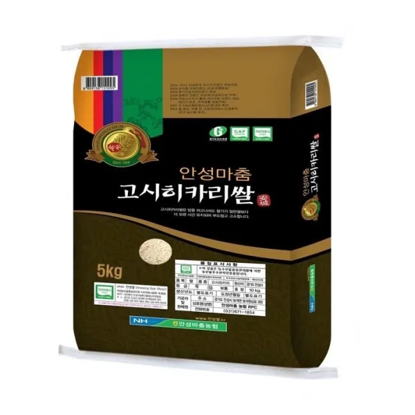 2019년산 농협 안성마춤 고시히카리쌀, 5kg, 1개