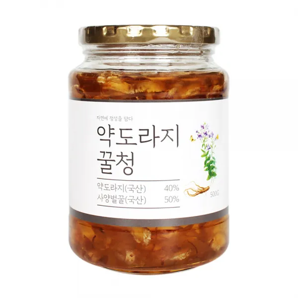 이고장식품 약도라지꿀청 도라지차 국내산, 500g, 1개