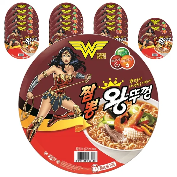 Sy/팔도 짬뽕 왕뚜껑 110gx18 18개 1개