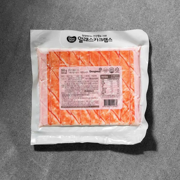동원 알래스카 크랩스 맛살, 500g, 1개