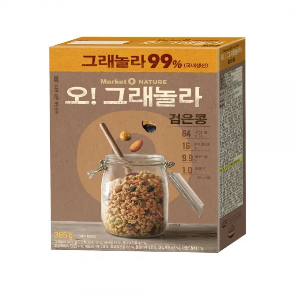 오그래놀라 검은콩 시리얼 365g 1개
