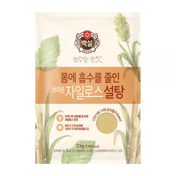 백설스위트리 자일로스 갈색설탕, 2kg, 1개