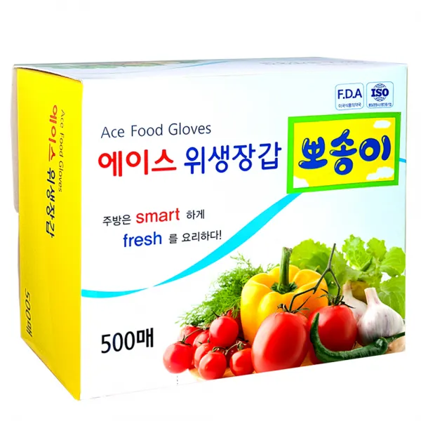 에이스 뽀송이 위생장갑 500매, 1개