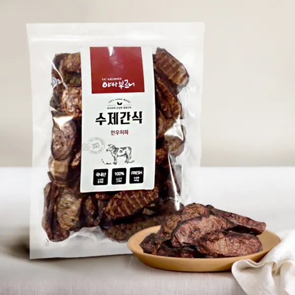 야아부르니 수제간식 대용량팩 한우허파 1개