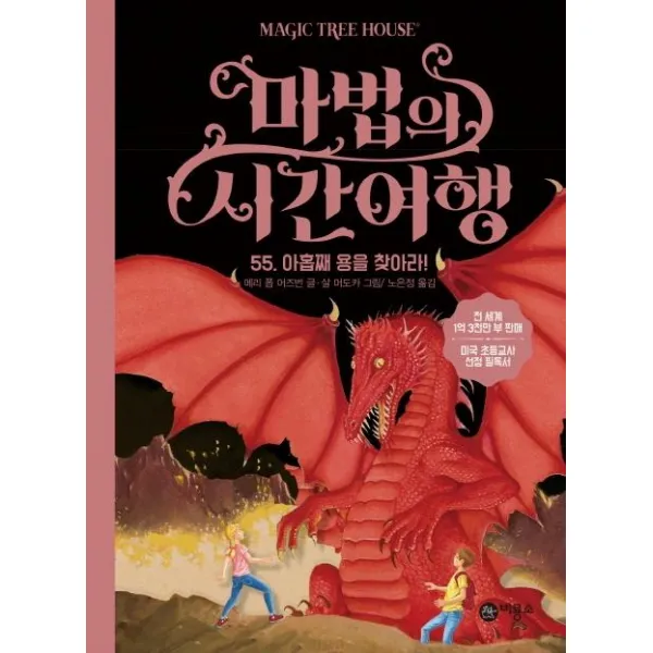 [비룡소]마법의 시간여행 55 : 아홉째 용을 찾아라!, 비룡소