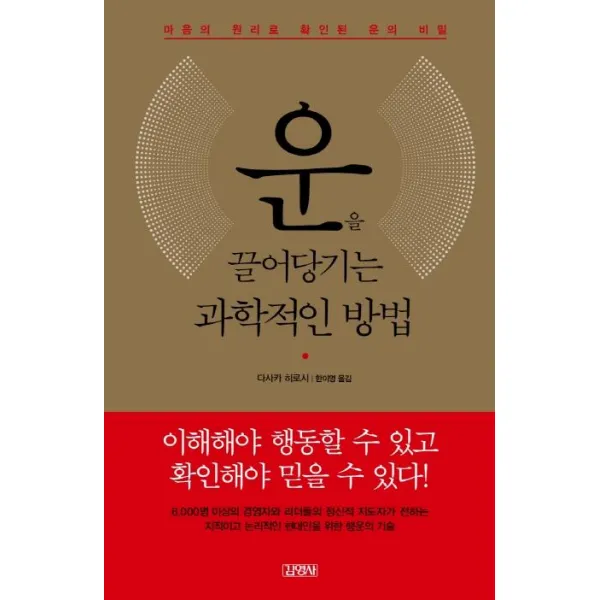 운을 끌어당기는 과학적인 방법:마음의 원리로 확인된 운의 비밀, 김영사