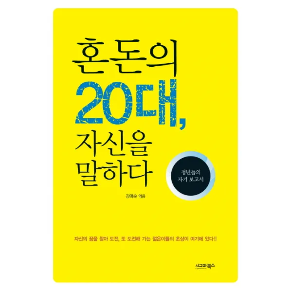 혼돈의 20대 자신을 말하다 : 청년들의 자기 보고서 시그마북스, 시그마북스