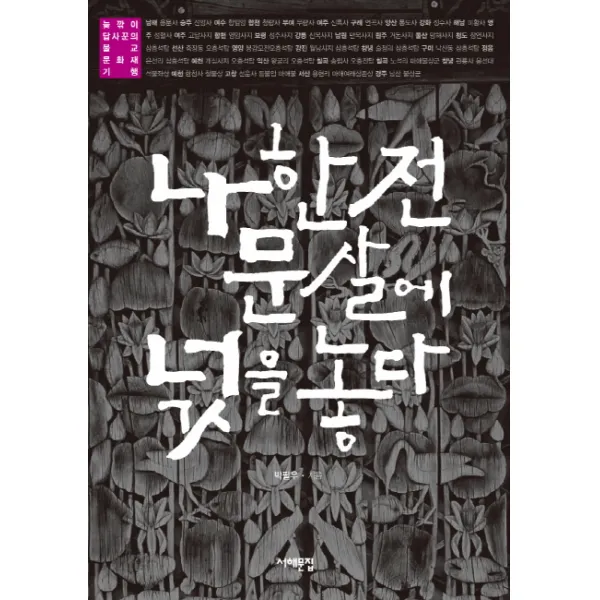 나한전 문살에 넋을 놓다 : 늦깎이 답사꾼의 불교 문화재 기행 서해문집