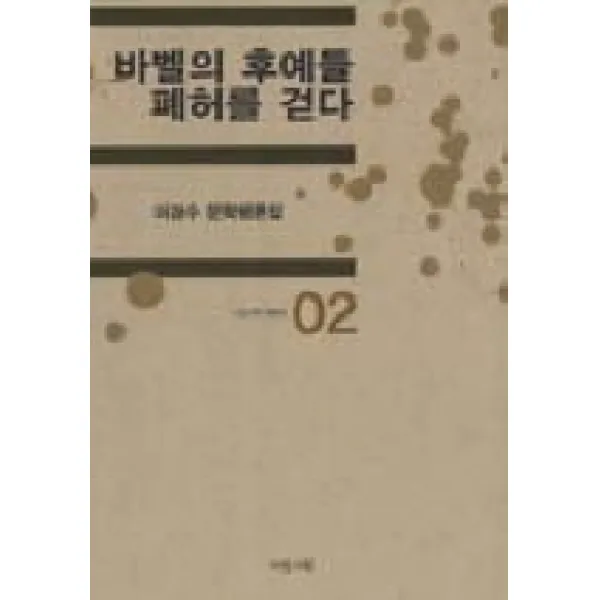바벨의 후예들 폐허를 걷다 서정시학