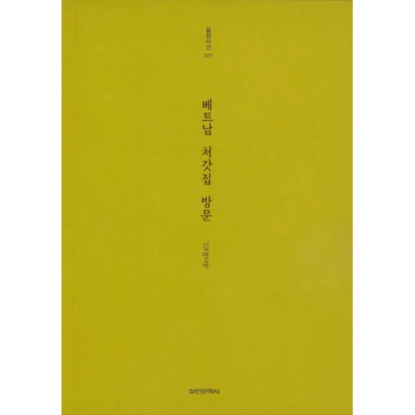 베트남 처갓집 방문 -실천문학의 시집(실천시선)227, 실천문학사