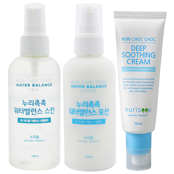 누리숲 누리촉촉 워터밸런스 스킨 로션 세트 1세트