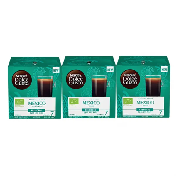 돌체구스토 앱솔루트 오리진 멕시코 아메리카노 캡슐커피, 9g, 36개