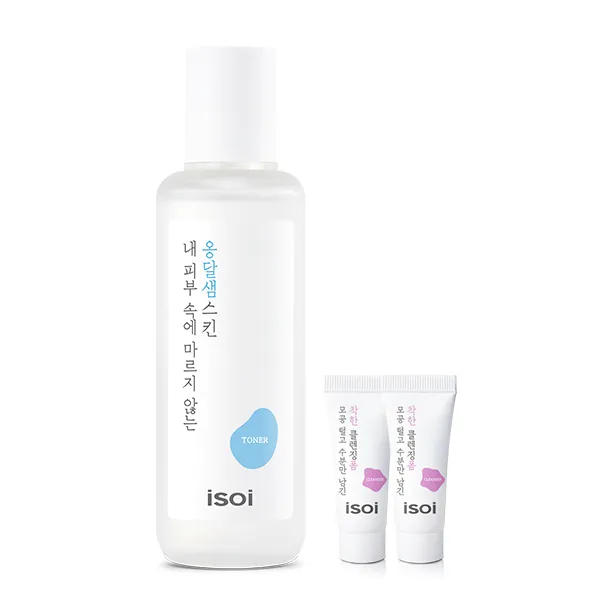 아이소이 내 피부 속에 마르지 않는 옹달샘 스킨 130ml + 수분폼 7ml x 2p, 1세트