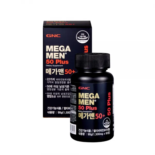지앤씨 메가맨 50+ 멀티비타민 60정 1개