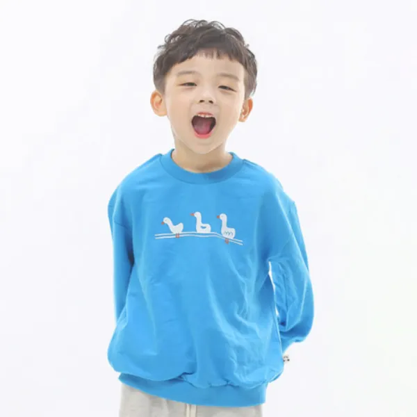 까꿍놀이터 아동용 오리날다 맨투맨