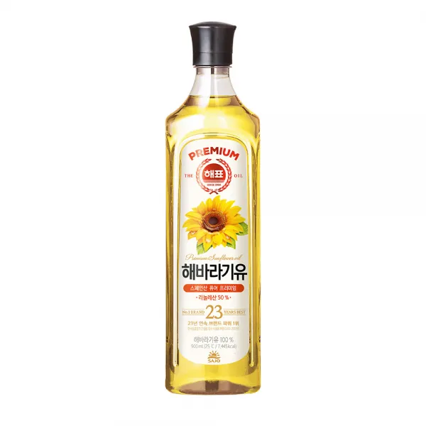 해표 해바라기유, 1개, 900ml