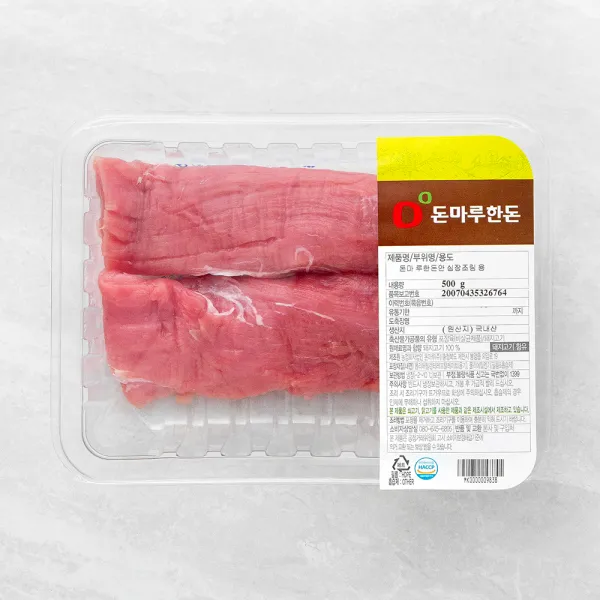 돈마루 한돈 안심 장조림용 냉장 500g 1개